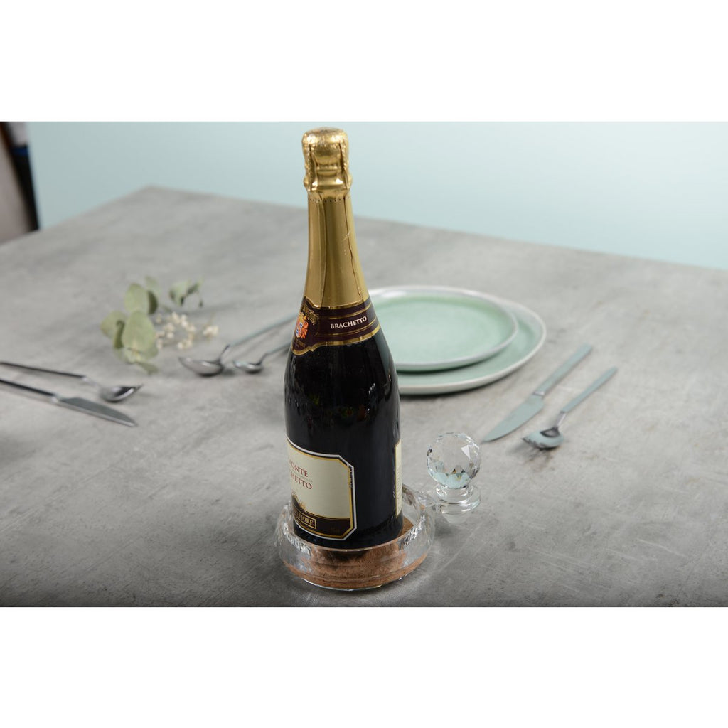 Fles -Up en acryl diamant cap