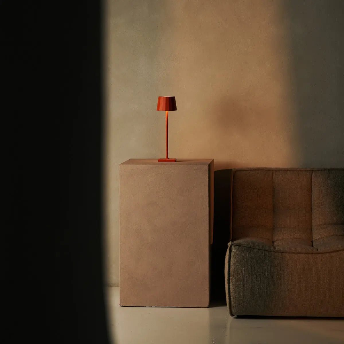 Wouter oranje bloesem oplaadbare tafellamp-draadloos opladen, dimable, 120 uur batterijduur