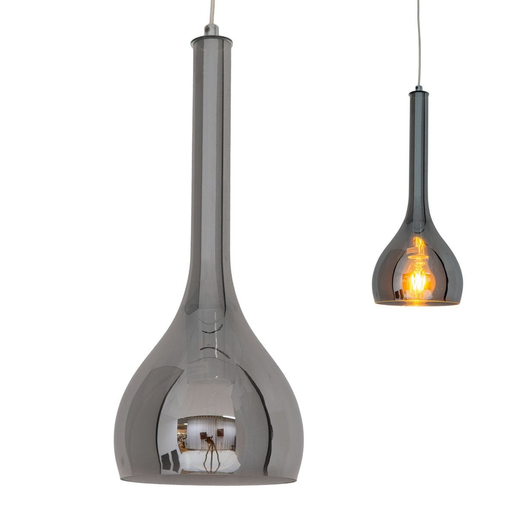 Liv · Glazen hanglamp — antraciet