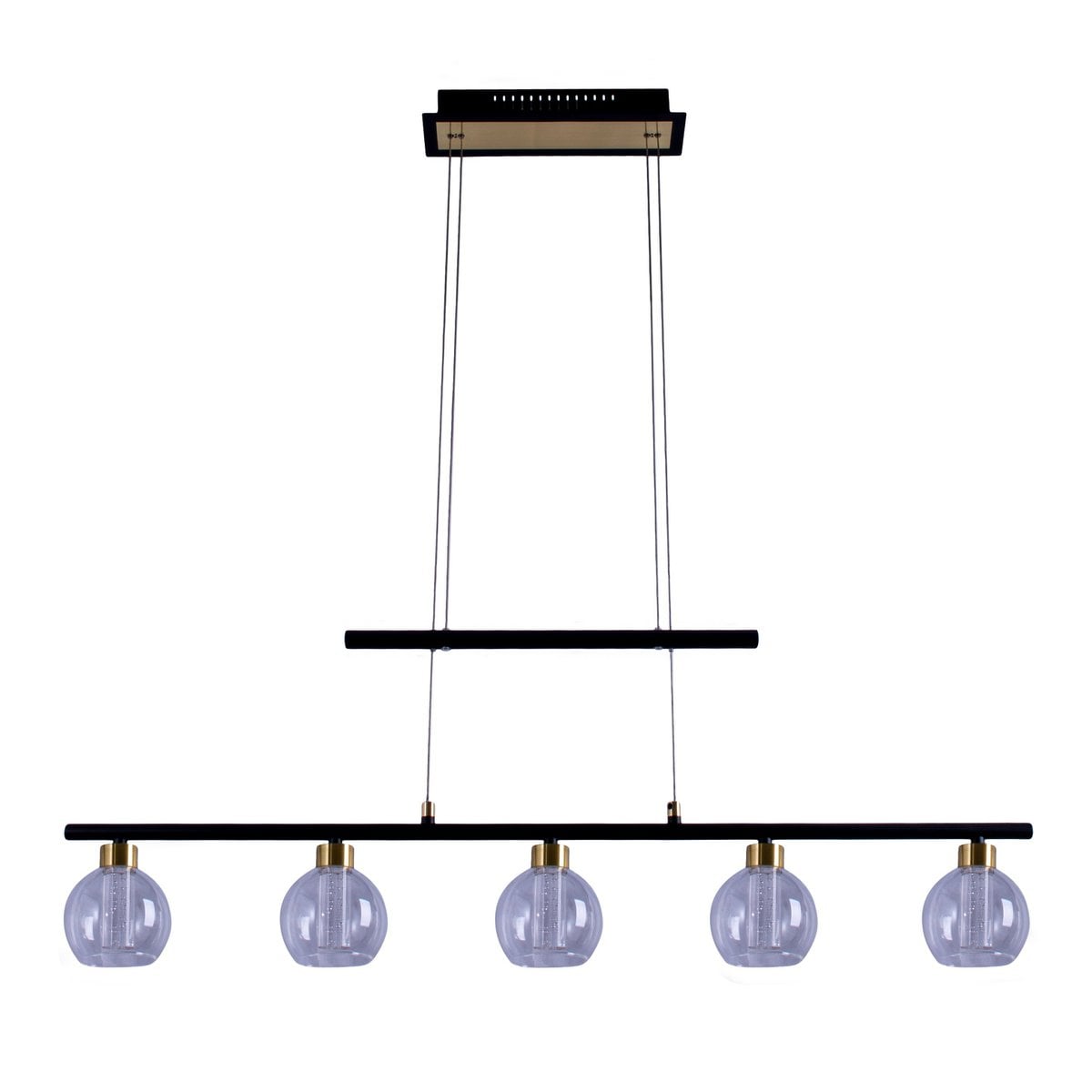 Liv · Messing hanglamp — zwart