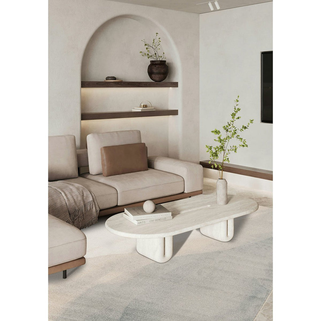 Abstract polyester gerecycled aquarel tapijt