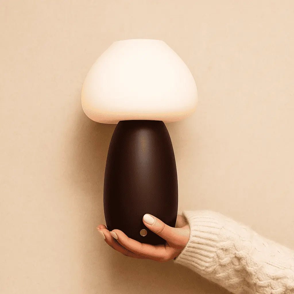 Bear Dark Bruin Stijlvol oplaadbare lamp-draadloos, dimbaar, milieuvriendelijk ontwerp