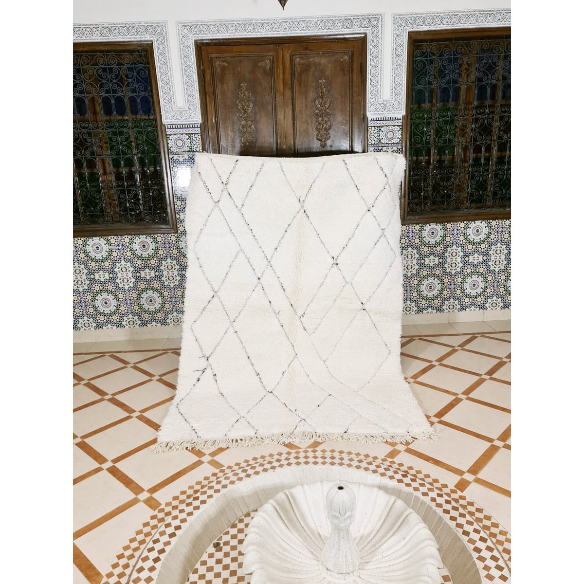 Authentiek Berber tapijt 160 x 233