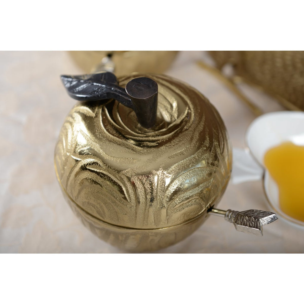 Sugar Pot gouden appelvorm