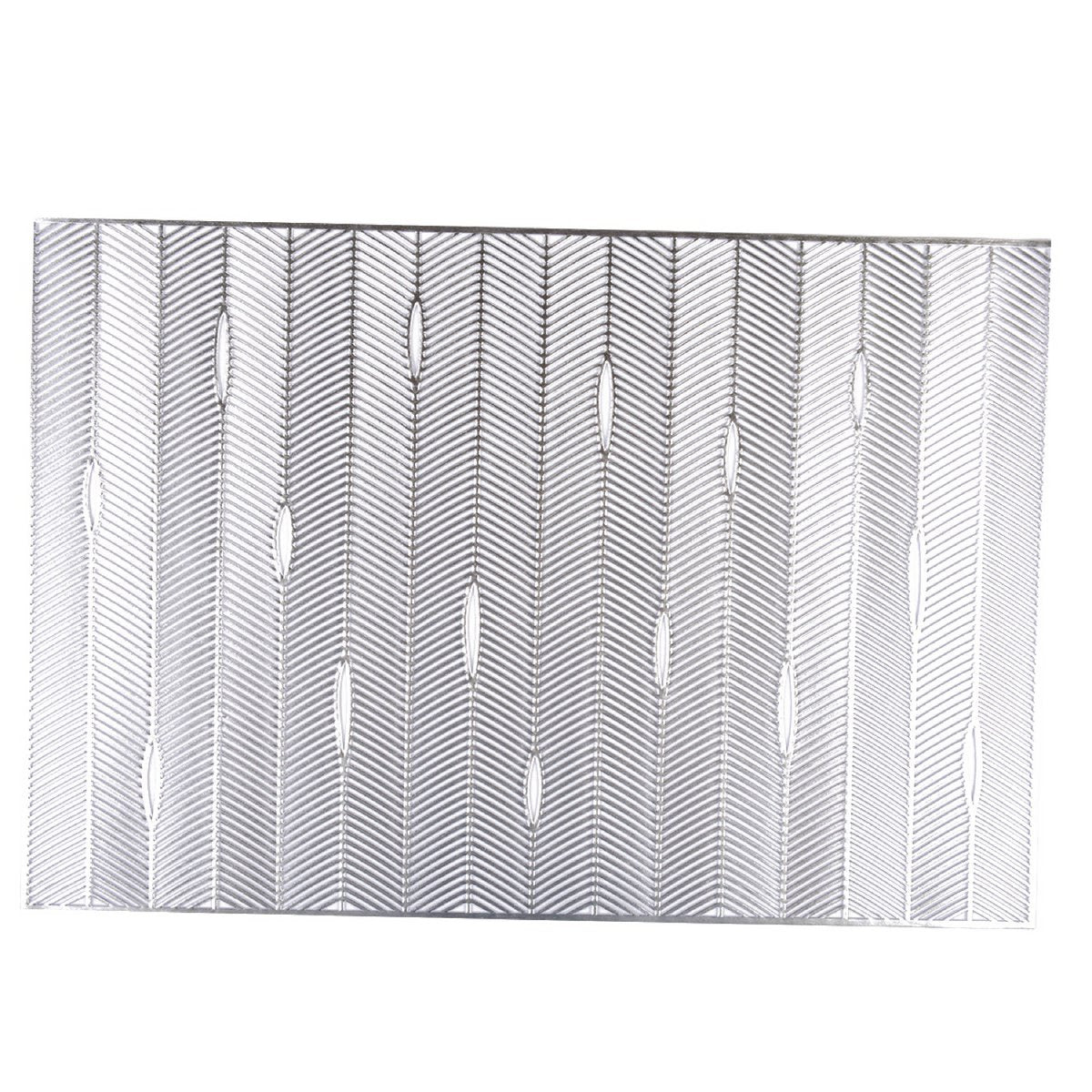 ZILVEREN RECHTHOEKIGE PLAAT ONDER