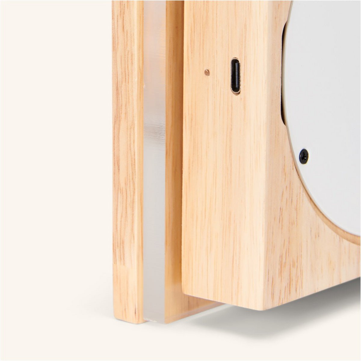 Lane lichtbruine draadloze wandlamp - oplaadbaar, dimbaar, natuurlijk houtlamp