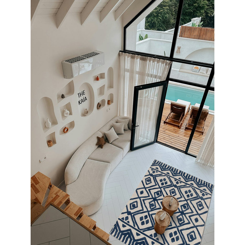 Etnische patronen met samba gesneden effect