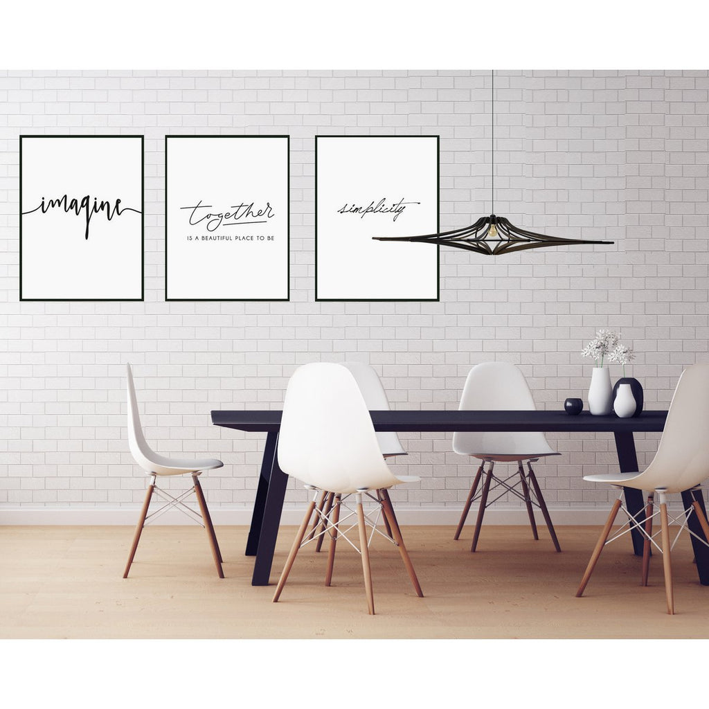 Zwart houten design hanger D90cm SINGING BLACK -Zwart elastiek- Zwart kit