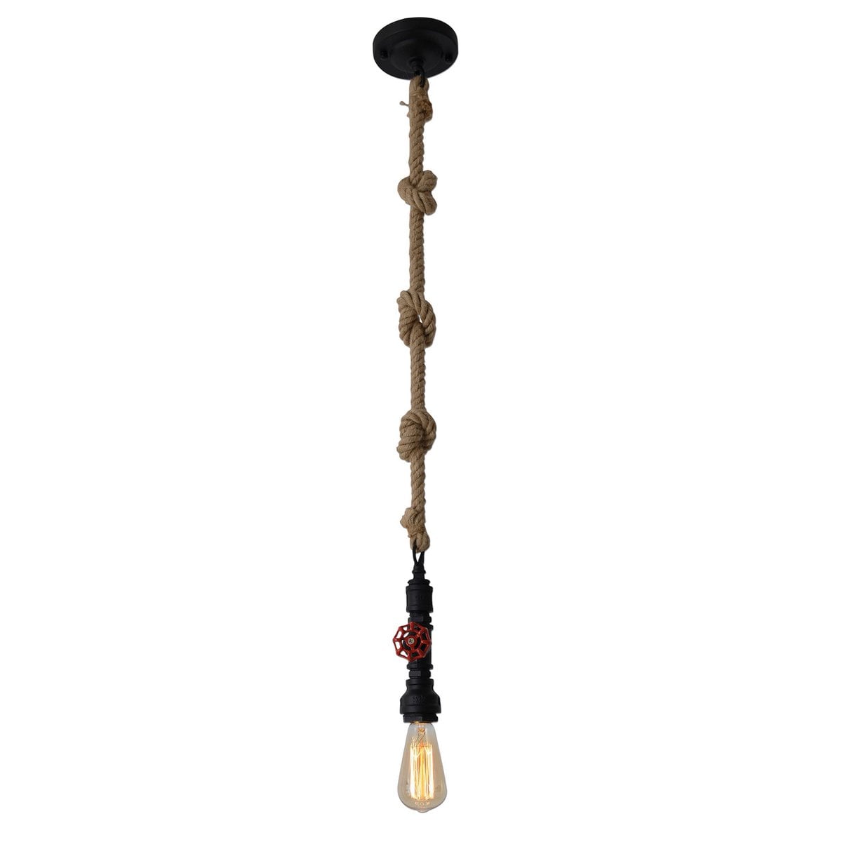 Liv · Metalen hanglamp — zwart