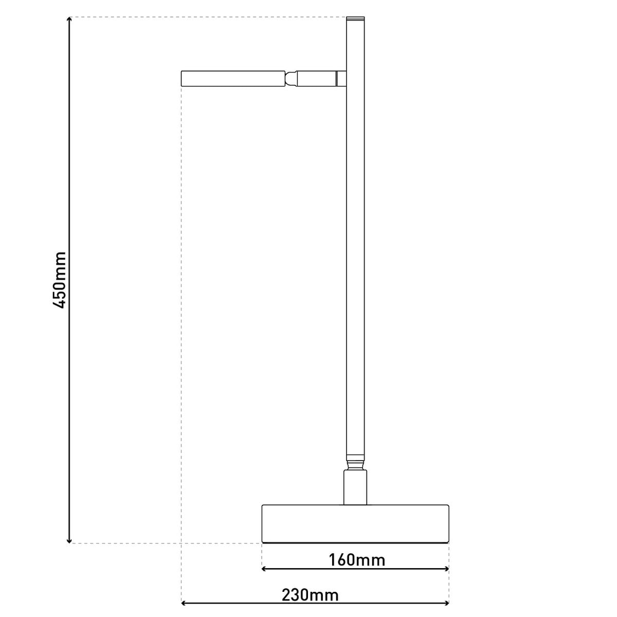Liv · Oplaadbare metalen tafellamp