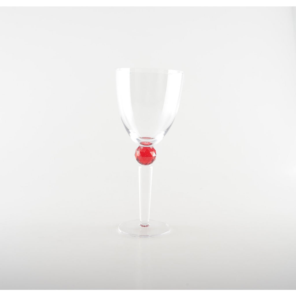 Wijnglazen met ronde diamantvoet 4 kleuren - veel van 4