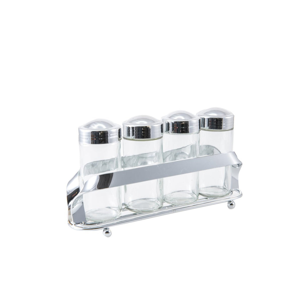 Stel 4 kruidenpotten in