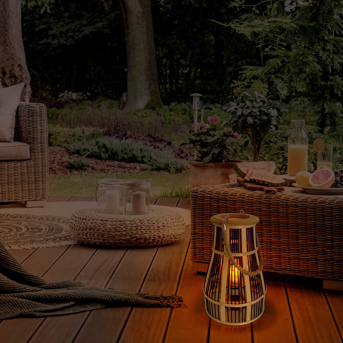 Liv · Rotan buitenlamp