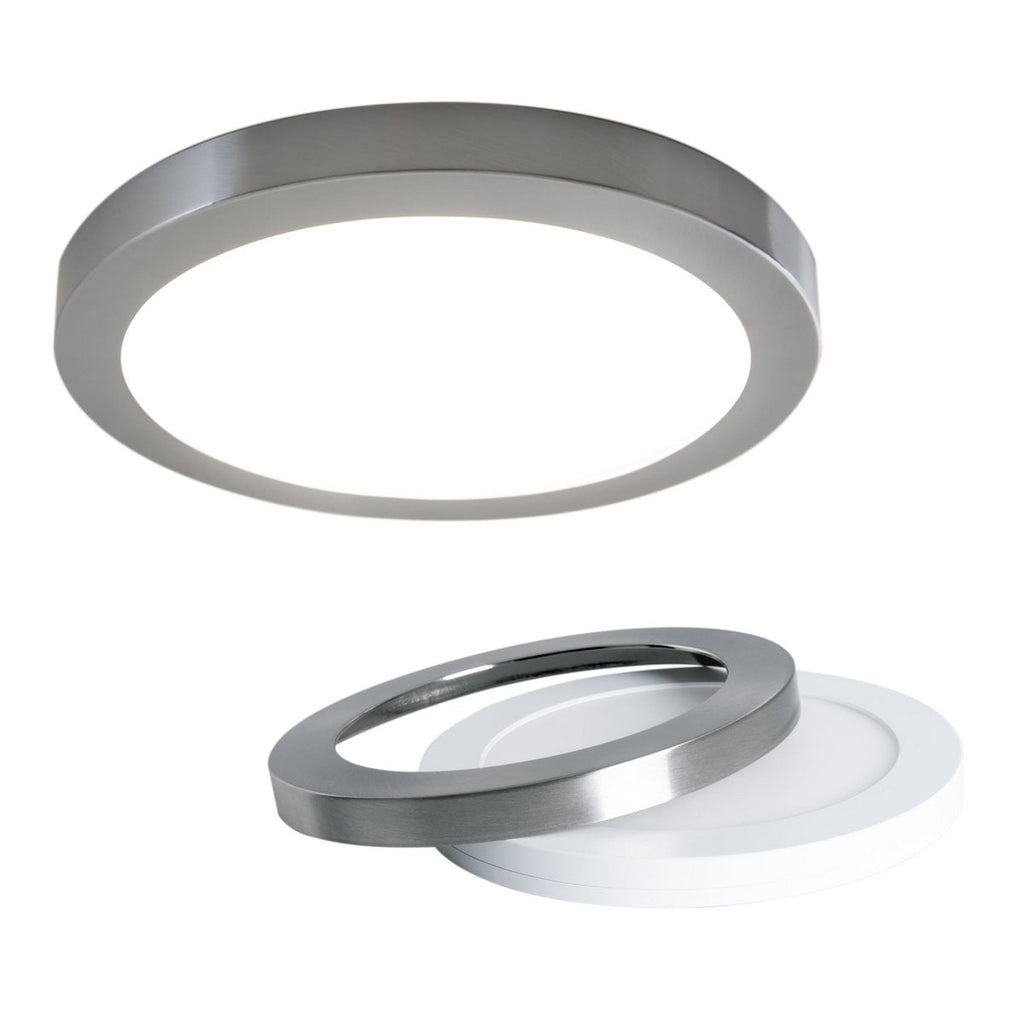 Liv · Metalen plafondlamp — chroom