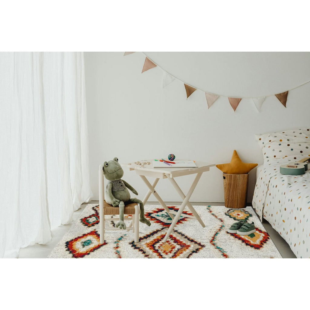 Dik en comfortabel NATIVE vloerkleed in etnische stijl