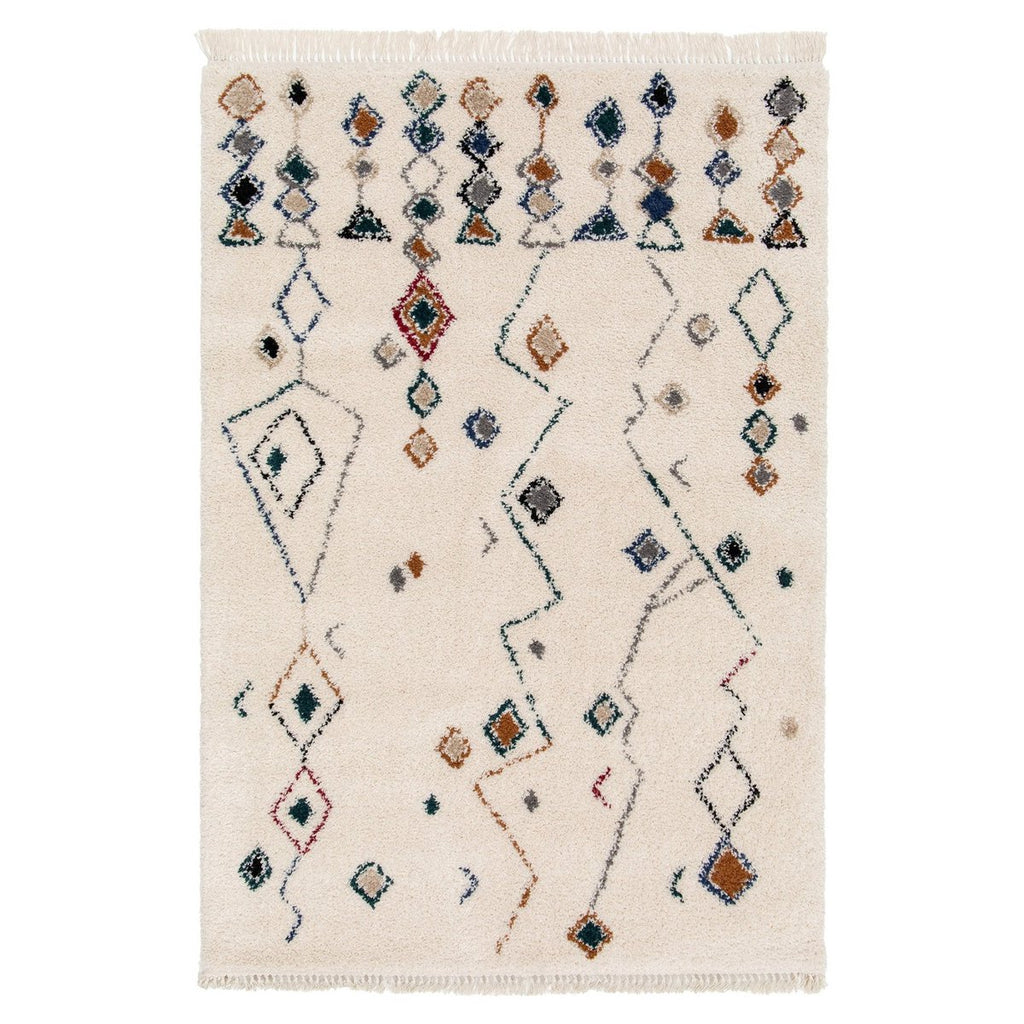 Etnisch tapijt met franjes Inspiratie Bedouine Mogador
