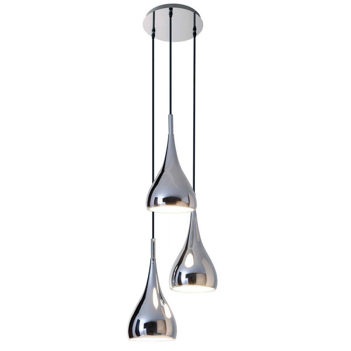 Liv · Metalen hanglamp — chroom