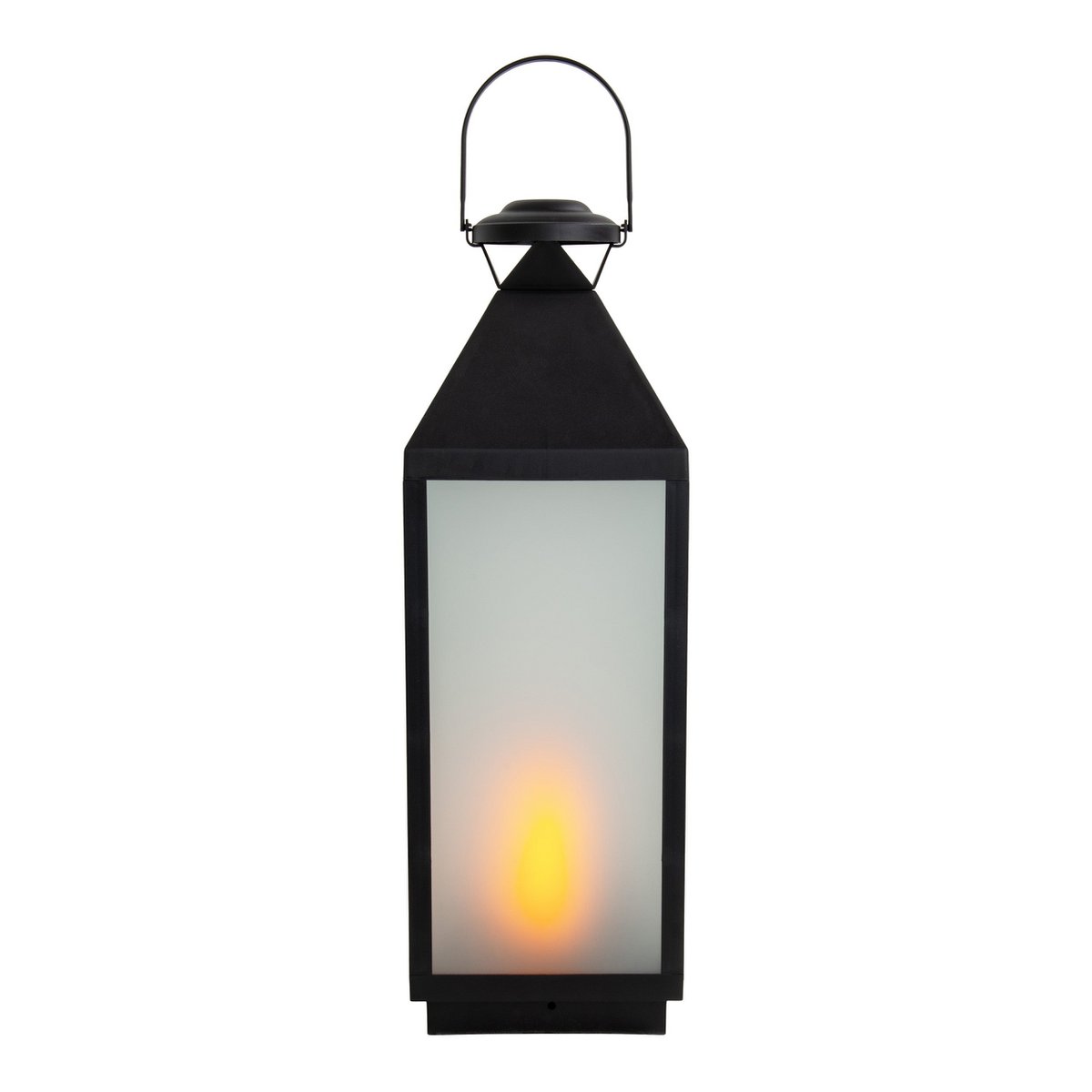 Liv · Glazen decoratielamp — zwart