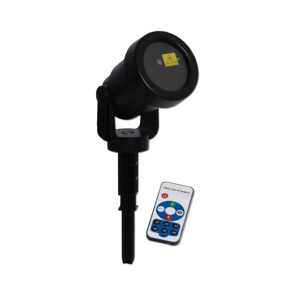 Laser buiten spion met projector, spies gemaakt van plastic, kleurrijk, met geïntegreerde LED, spotlight voor buiten