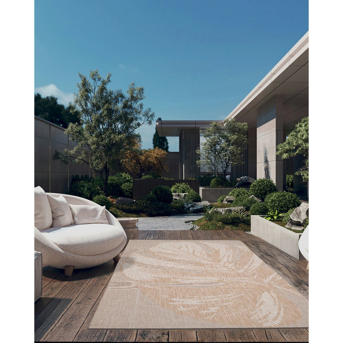 Bali Outdoor Inner Relief Tapijt