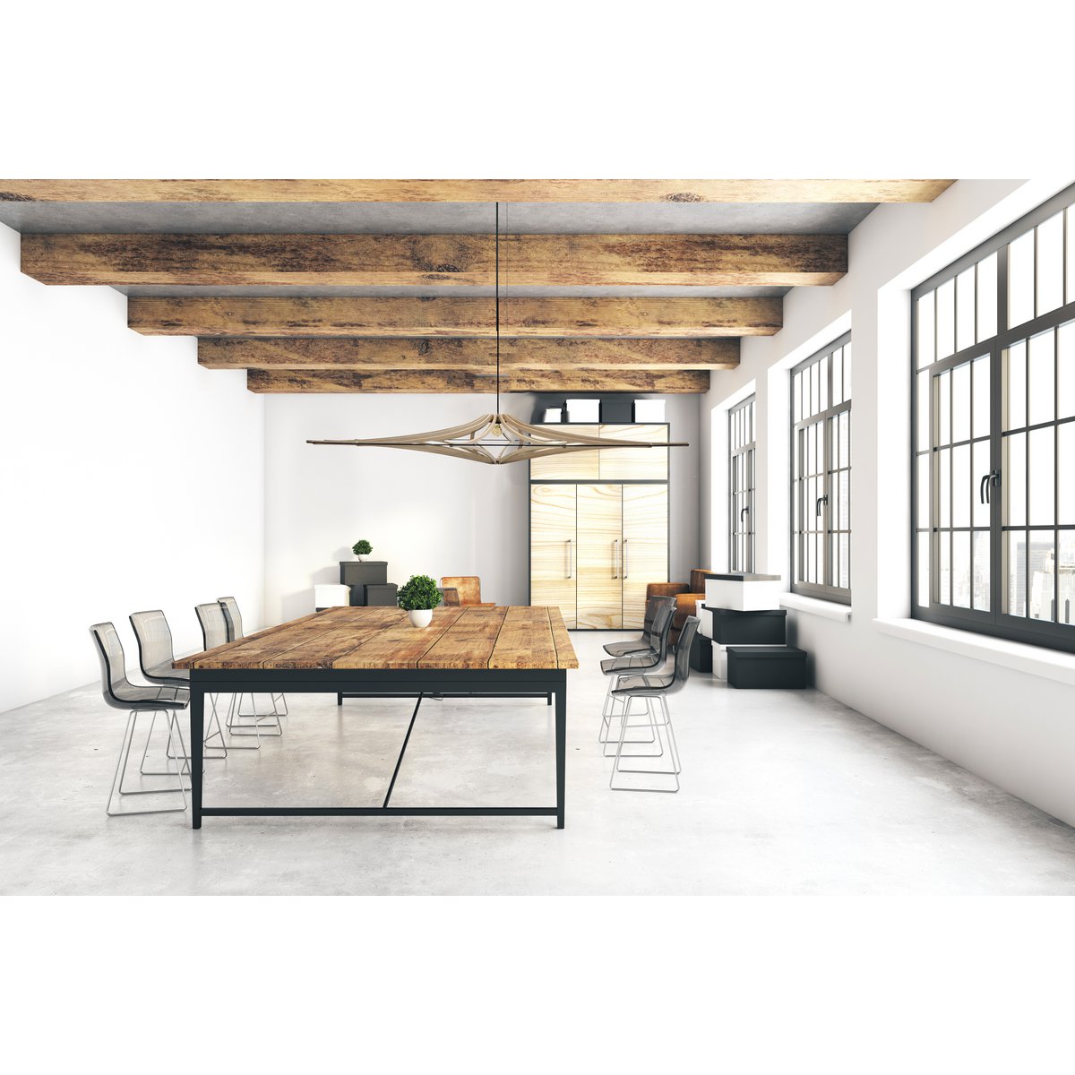 Liv · Metalen hanglamp — zwart