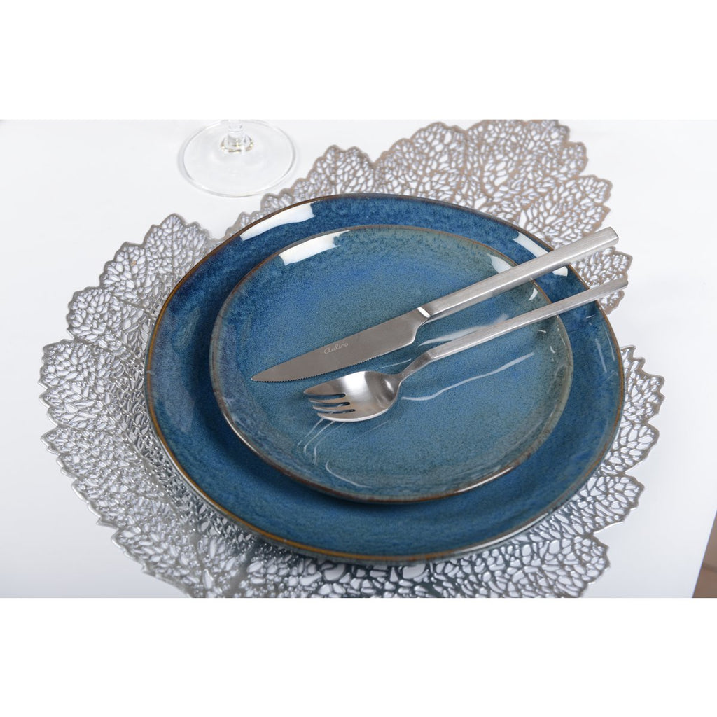 Zilveren eiken bladplaat