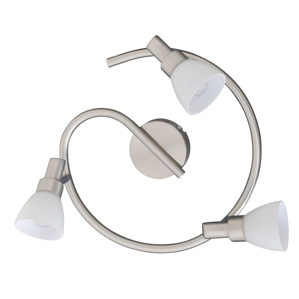 3 LED-wand u. Plafondlamp "Feltre" d:28cm