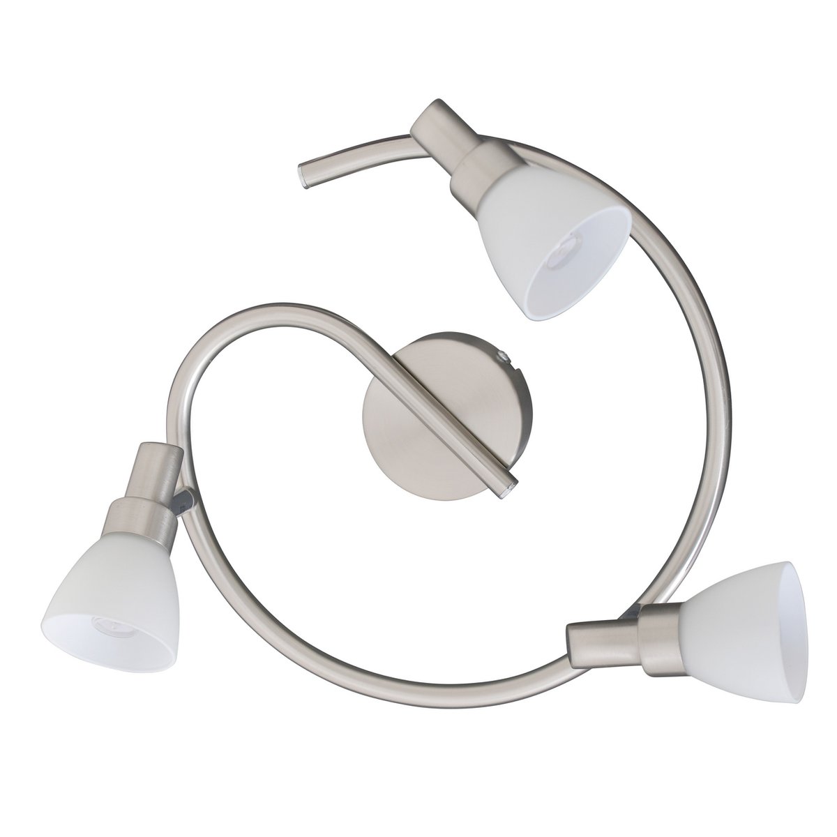 3 LED-wand u. Plafondlamp "Feltre" d:28cm