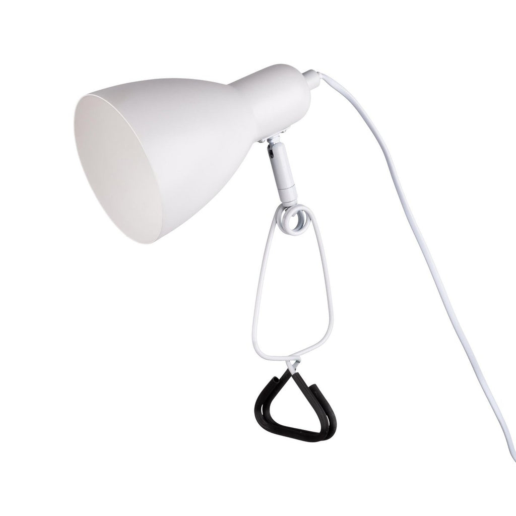 Liv · LED-klemtafellamp — 28cm wit
