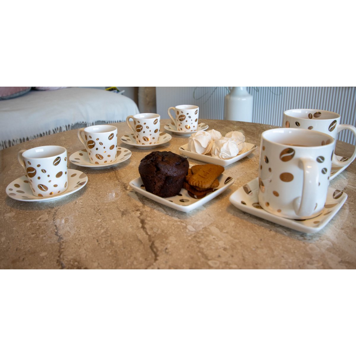 Coffee graan mokken - veel van 4