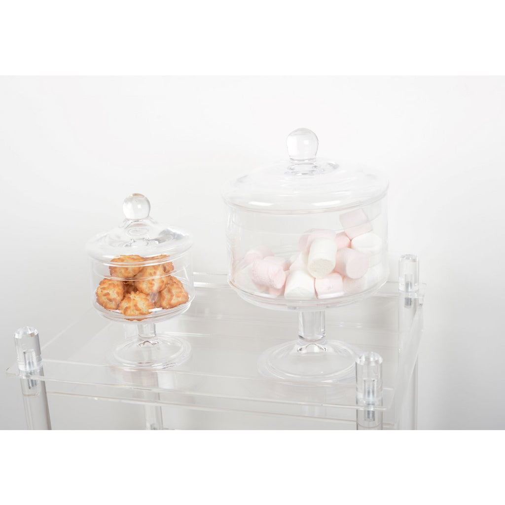 Glazen snoep 12x12x16cm