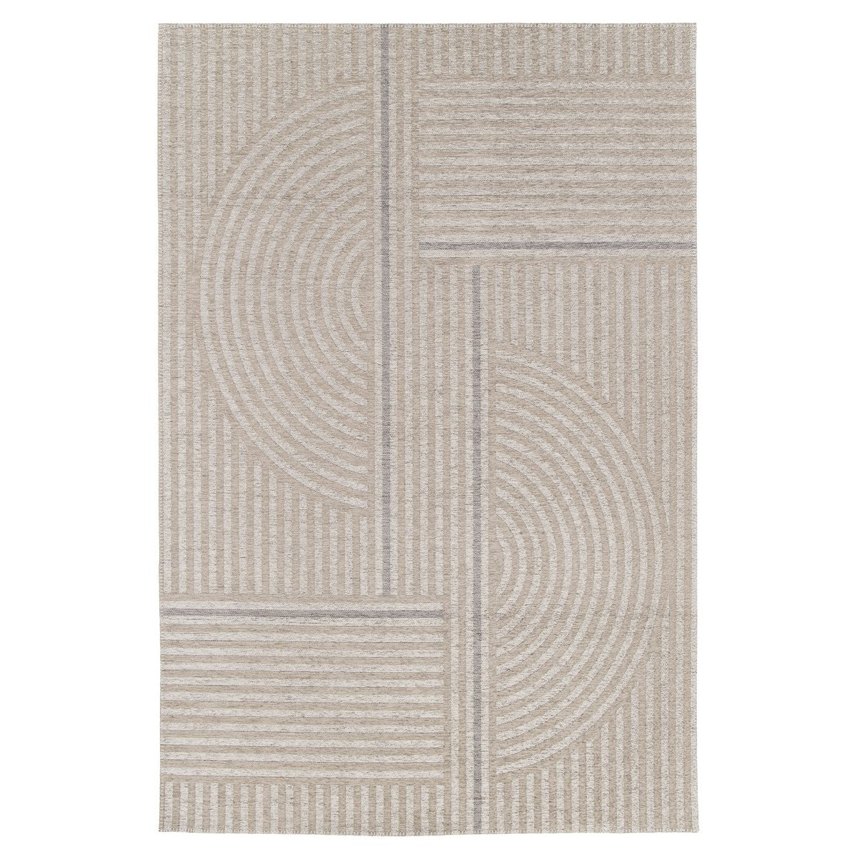 Buiten -interieur tapijten in basale gerecyclede vezels