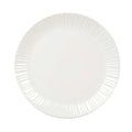 Assiette Plate Blanche Flora 26.6x26.6x2cm